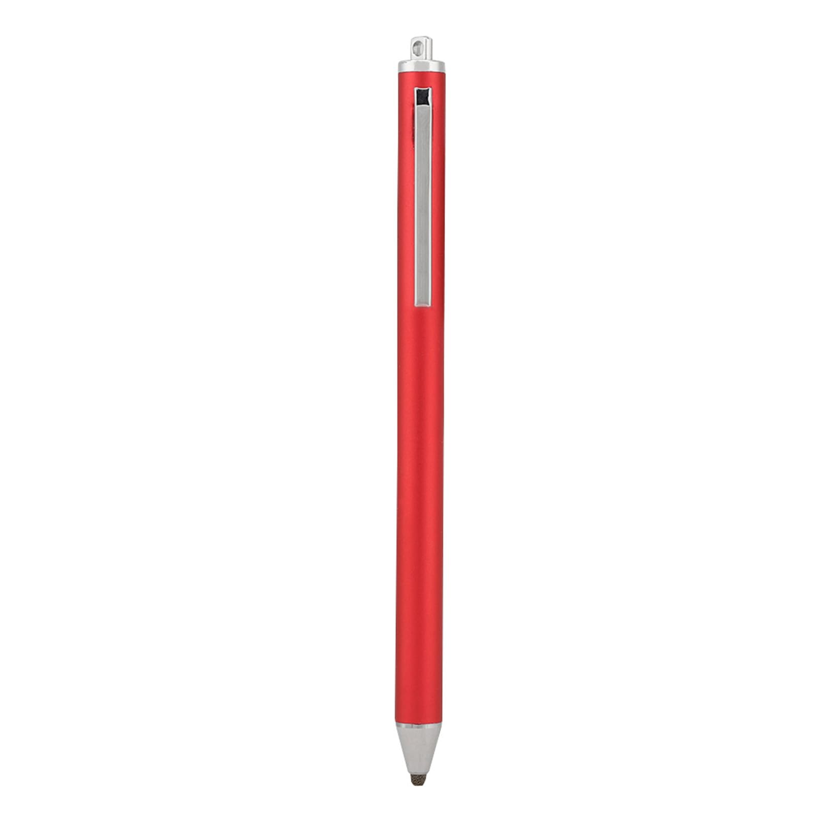 Stylus Pens for Touch Screens, Portable Universal Digital Stylus Touch Pen with Silicone Contact, Disc Tip, for Smartphone and Tablet (Red)