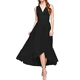 Kalin Women Cut Out V Neck Backless Bandage Wrap Maxi Party Cocktail Dresses