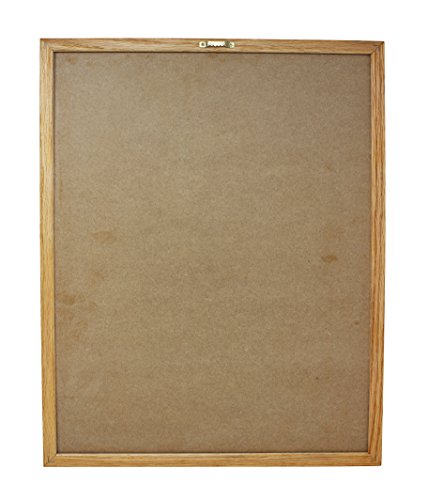12 x 16 Changeable Letter Board - Pink Felt With Solid Oak Frame, Wall Mount, Canvas Bag, and 290 Characters - by Executive Office Solutions
