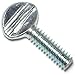 Hard-to-Find Fastener 014973323936 Thumb Screws, 1/4-20 x 3/4, Piece-4 , zinc