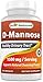 Best Naturals D-Mannose Capsules - Urinary Tract Cleanse Supplement 1500mg/Serving - 120 Count
