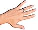 Bling Jewelry Unisex Couples Multi Faceted Prism Cut Titanium Wedding Band Rings For Men For Women Silver Tone Comfort Fit Medium Width 3 5 6 8MM