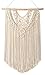Mkono Macrame Wall Hanging Boho Home Decor Chic Bohemian Woven Decoration Birthday Gift for Bedroom Living Room Bathroom Nursery Dorm, 17