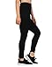 HDE Women's Maternity Yoga Pants Pregnancy Stretch Fold Over Lounge Leggings (Black, X-Large)