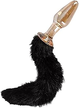 You2Toys Glass Plug with Tail, Black, 3 kg (1er Pack)