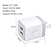 Wall Charger, Vifigen 2-Pack USB 2.1AMP Universal Power Home Travel Wall Charger Dual Port Plug for X/XR/Xs/Xs Max/8/8 Plus/7/7 Plus 6/6 Plus, Samsung Galaxy S10 S9 S9 S8, Note 9/8, LG and More Device