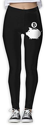 Lenajty Pants Piggy Bitcoin Yoga Pants Fashion Yoga Leggings For Women