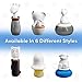 Elephant Aroma Diffuser | Small Ceramic and Porcelain Wicking Diffuser for Essential Oils | Subtle, Fresh Aroma for Home or Office | 15mL Reservoir, 2 Weeks per Fill | No Electricity or Water Required