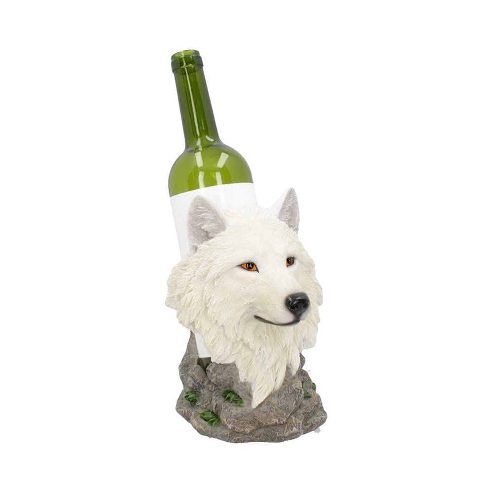 Nemesis Now Snow Guide Wine Bottle Holder 23cm White