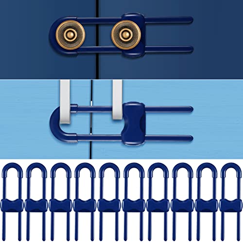 10 Pieces Locks for Babies, UShaped Proofing Drawers Safety