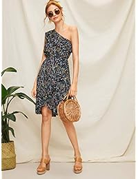 Milumia - Vestido de playa para mujer, diseño floral