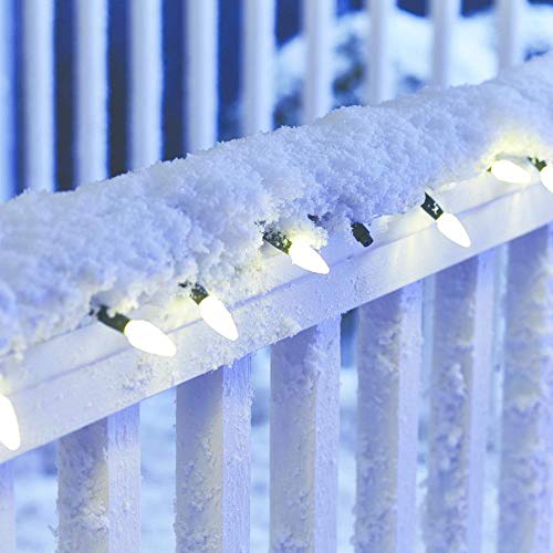 NOMA C9 LED Christmas Lights 50 Clear Warm White Bulbs 33.3 Ft