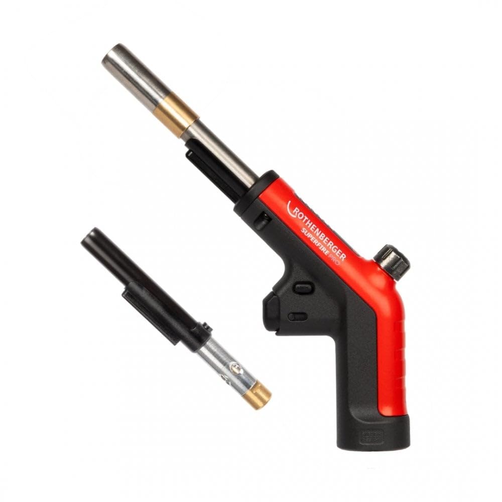 Rothenberger Superfire PRO Blow Torch with Cyclone Burner and Cool Tip Burner - 1500004973
