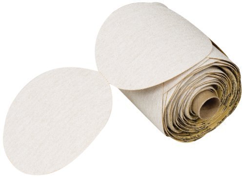 3M NX PSA Paper D/F Disc Roll, 5 in x NH 5 Holes P80 D-weight, 100 discs per roll