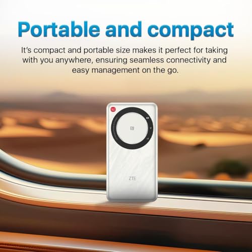 ZTE U30AIR 5G Wi-Fi pocket Router – High-Speed 5G Connectivity, Dual-Band Wi-Fi, Seamless Streaming & Gaming, Easy Setup, Portable, Supports Multiple Devices