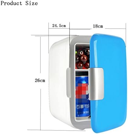 YUNJIE Mini Fridge Cooler And Warmer,Compact & Portable 100% Freon-free & Eco Friendly Home Office Car Dorm Or Boat-blue 26x18x24.5cm(10x7x10inch)