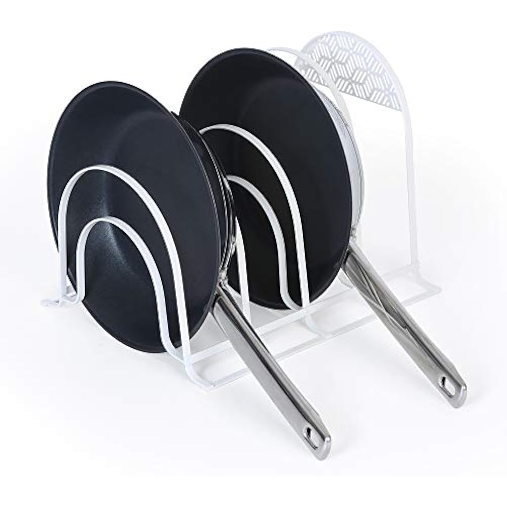 Heavy Duty 5Tier Pan Rack Storage Organizer Holds 4 Pans Steel Metal