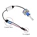HUIQIAODS H1 H3 Male Headlight Fog Light Bulb Extension Socket Wire Harness Connector Holder Light Bulb Conversion 2 PCS