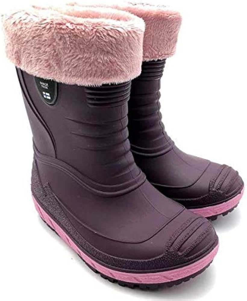 rain boot with fur inside