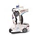 WonderPlay Transforming Toy Car for Boys, 2 in 1 Truck Realistic Robot for Kids Toddler, Bump and Go Action Toy Vehicle