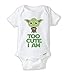 STAR WARS Cute Yoda Baby Onesie, Baby Bodysuit, Yoda Onesie, Star Wars Onesie, Star Wars Shirts, Funny Shirts, Cute Shirts, Baby Shower Gift (3-6 Months)