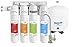 Metpure Versatile Reverse Osmosis Water Filtration System | 4 Stage Quick Twist Filters RO System With Faucet | Under Sink Water Filter For Clean Drinking Water & Simple Set Up - 50 GPD