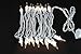 Creative Hobbies Electric Light String, White Wire with 20 Clear Bulbs -Great for Wine Bottle Lamps, Wreaths, Glass Blocks and Home Decor!