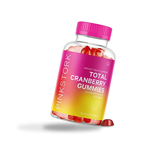 Pink Stork Total Cranberry Gummies Urinary Tract Health Support, UTI