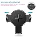 Car Wireless Charger, Fast Wireless Car Charger Car Mount Air Vent Phone Holder For Samsung Galaxy S8/S8 plus/S7/S6 Edge, IPhone X/8/8 plus and Other QI-Enabled Devices
