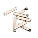 Metal Stamping Blanks Tag Pendants - 10Pcs Laser Engraving Blanks Necklace with Rectangle Pendant Jewelry Blanks for Stamping Gold Pendant Necklace Name Tag Pendant Brass Bar Sublimation Blanks