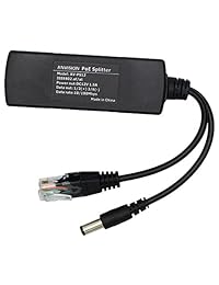 anvision activo adaptador divisor de PoE IEEE 802.3 af Compliant 10 100Mbps, salida DC 12 V para Cámara IP Wireless AP Router teléfono VoIP av ps12