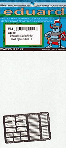 EDU73039 1:72 Eduard Color PE - Seatbelts Soviet Union WW2 Fighters (Steel) [MODEL KIT ACCESSORY]