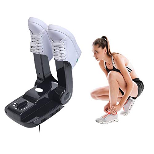 Shoes Dryer, Putars Electric Shoe Dryer/Boot Dryer Ozone Deodorizer for Shoes Gloves Socks Boot Dryer Portable Folding Shoes Warmer Electric Heat with Timer