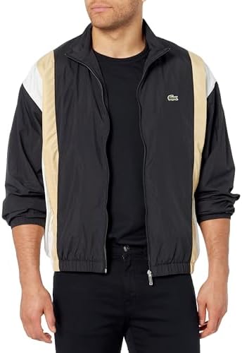 Lacoste Men's Long Sleeve Aop L Full Zip Hoodless Blouson Jacket W