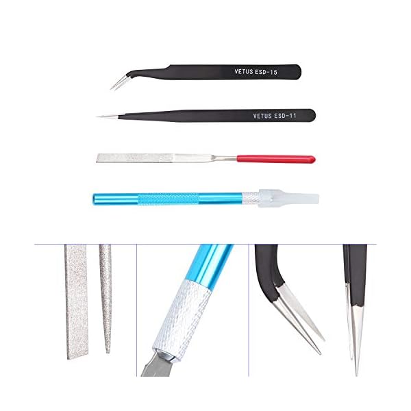 WiMas 9 StÃ¼ck Standard Gundam Modellierer Basic Tools, Gundam Modeler Grundwerkzeuge, Modellbau Werkzeuge – Bild 5