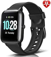 LETSCOM Smart Watch Health & Fitness Trackers, IP68 Waterproof Smartwatch with Heart Rate Monitor, Pedometer Watch Step...