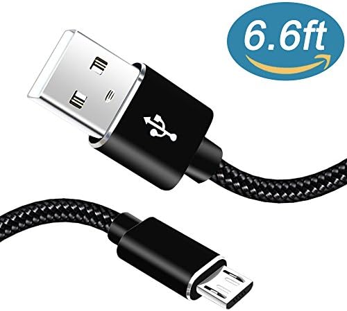PS4 Controller Charging Cable for Xbox One,Sony Playstation 4 Dualshock 4 PS4 Slim/Pro,Motorola, Nexus, HTC,Samsung Galaxy S7 Edge/S7/S6/S4/S3,Note 5/4,LG G3 G4,Android Nylon Braided Charger Sync Cord