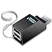 Onvian 3 Port USB Hub High Speed Splitter Plug and Play Bus Powered, Black primary
