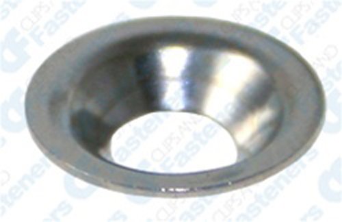 #8 Flush Finishing Washer Nickel Plated Brass (1000)