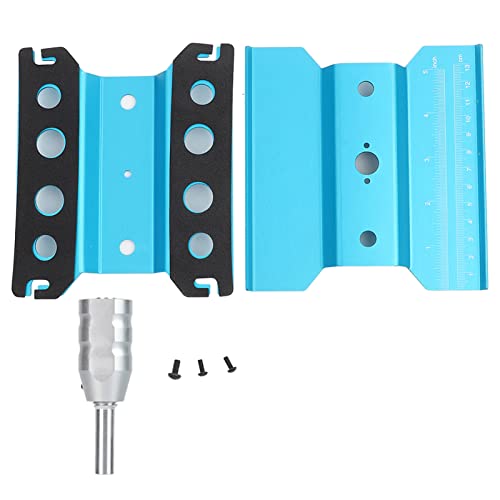 Dilwe RC Car Repair Station, Rotation Repair Station Assembly Platform Work Stand for 1/8 1/10 RC Model Car(Blue)