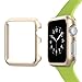 Apple Watch Case 38mm, Imymax Hard Lightweight Aluminum Plated Protective Bumper Shell Cover Cases for Apple iWatch Sport / Edition - Gold