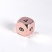Solid Metal Bright Copper 6d6 Polyhedral Dice Set by Hedral - D&D RPG D6 Gaming Dice