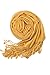 Achillea Soft Silky Solid Pashmina Shawl Wrap Scarf for Wedding Bridesmaid Dress (Gold)