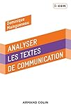 Image de Analyse des textes de communication - 3e éd.