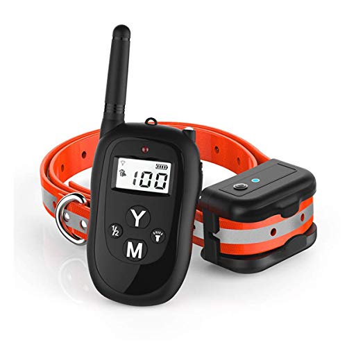 candyPet Dog Training Collar with Remote, 2019 Upgraded 1000ft Rechargeable Waterproof Remote Control Training Collar, 3 Adjustable Beep/Vibration/ Static Collars for Small/Medium/Large Dogs