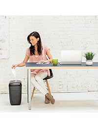Powershred 60 CS light duty trituradora de papel de corte cruzado, 10 Capacidad de hoja, Negro