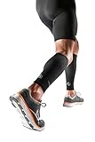 Shock Doctor Elite SVR Compression Recovery Calf Sleeves, Black, Large