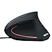 Ergonomic Mouse, High Precision Optical Vertical Mouse Adjustable DPI 800/1200 / 1600 Wired Computer Mouse (by Sharkk)