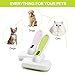 YLONG Pet Grooming Brushes 2Packs Self-Cleaning Slicker Brush and Massage Brush for Dogs and Cats Easy to Clean Pet Deshedding Grooming Tools for Long haired to short haired(Pink and Green)