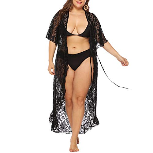 Witspace Women Bathing Cover Up Bikini Swimsuit Swimwear Crochet Smock Beach Cover Up